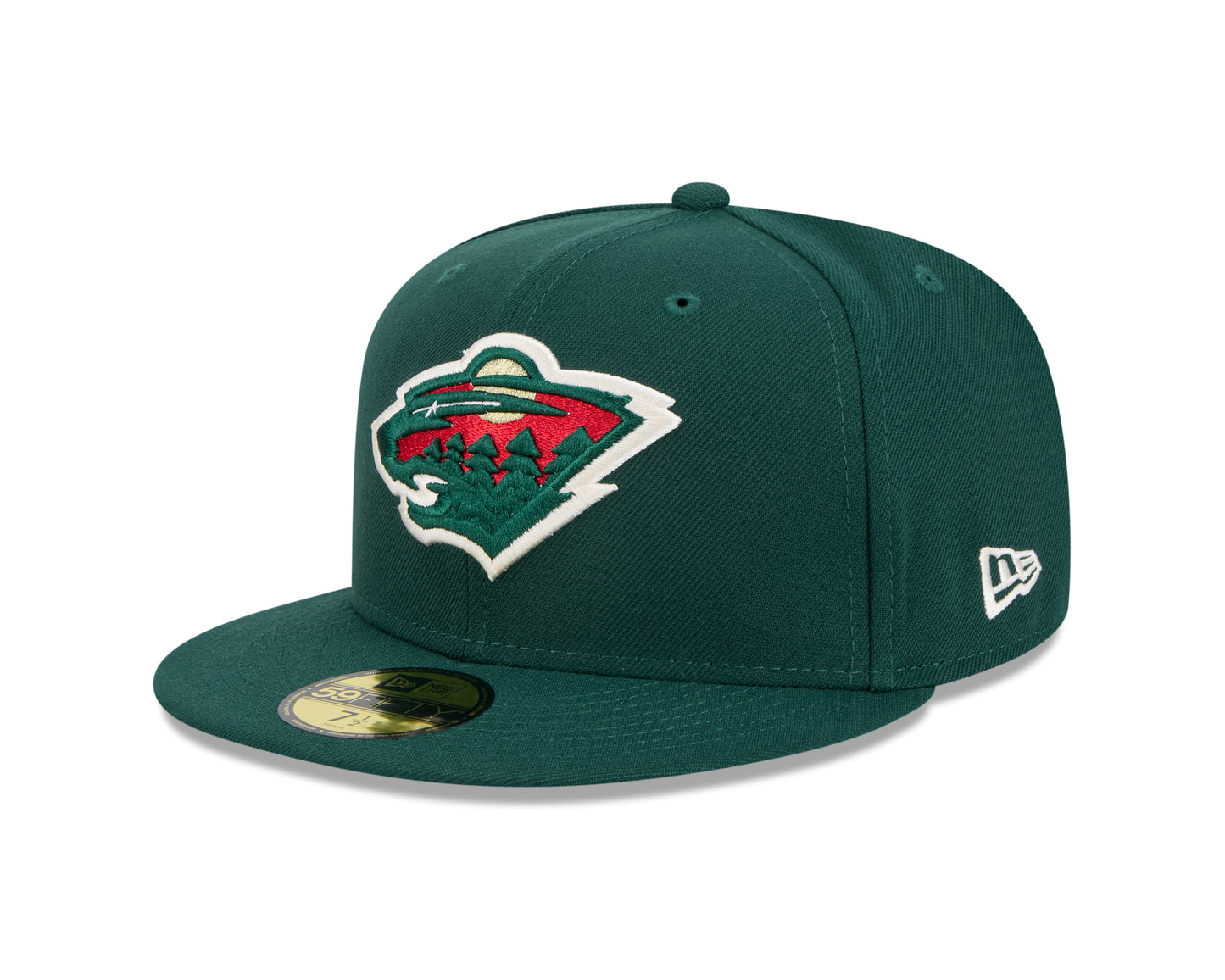 Minnesota Minnesota Wild Forest Green Basic New Era 59FIFTY Fitted Hat