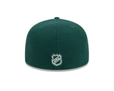 Minnesota Minnesota Wild Forest Green Basic New Era 59FIFTY Fitted Hat - Pro Jersey Sports