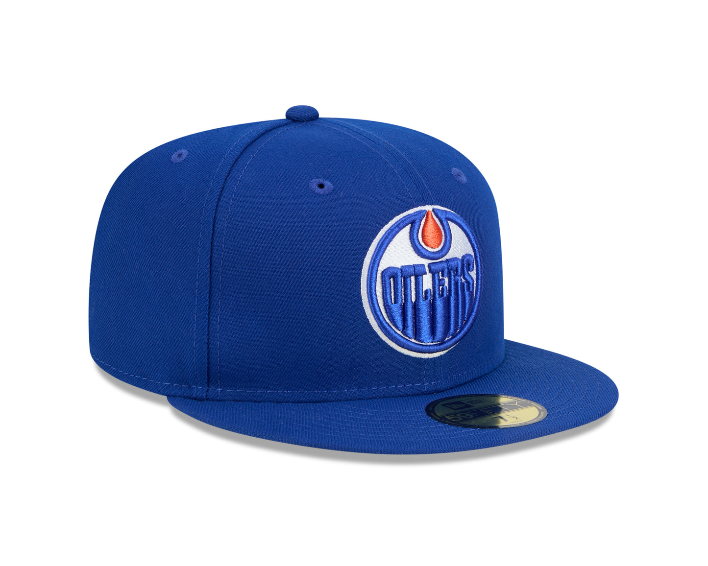 Edmonton Oilers Royal Blue Basic New Era 59FIFTY Fitted Hat