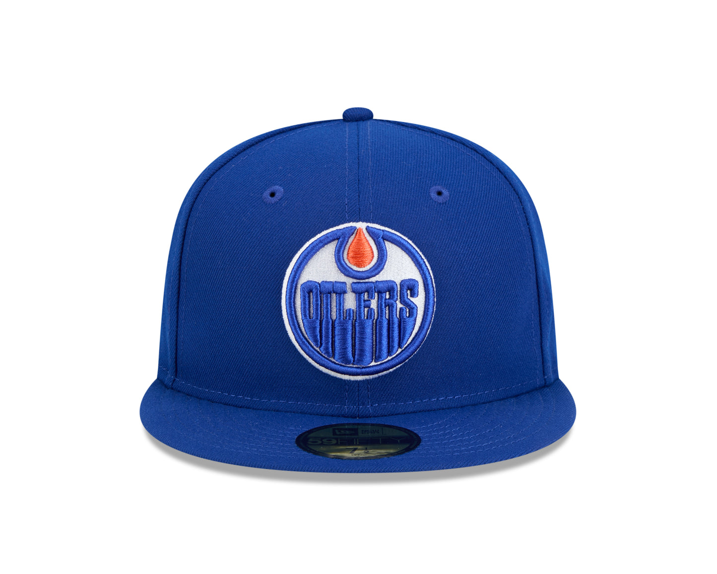 Edmonton Oilers Royal Blue Basic New Era 59FIFTY Fitted Hat