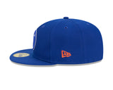 Edmonton Oilers Royal Blue Basic New Era 59FIFTY Fitted Hat - Pro Jersey Sports