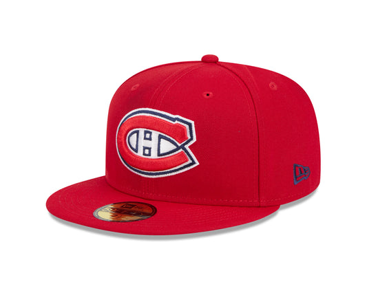 Montreal Canadiens Red Basic New Era 59FIFTY Fitted Hat