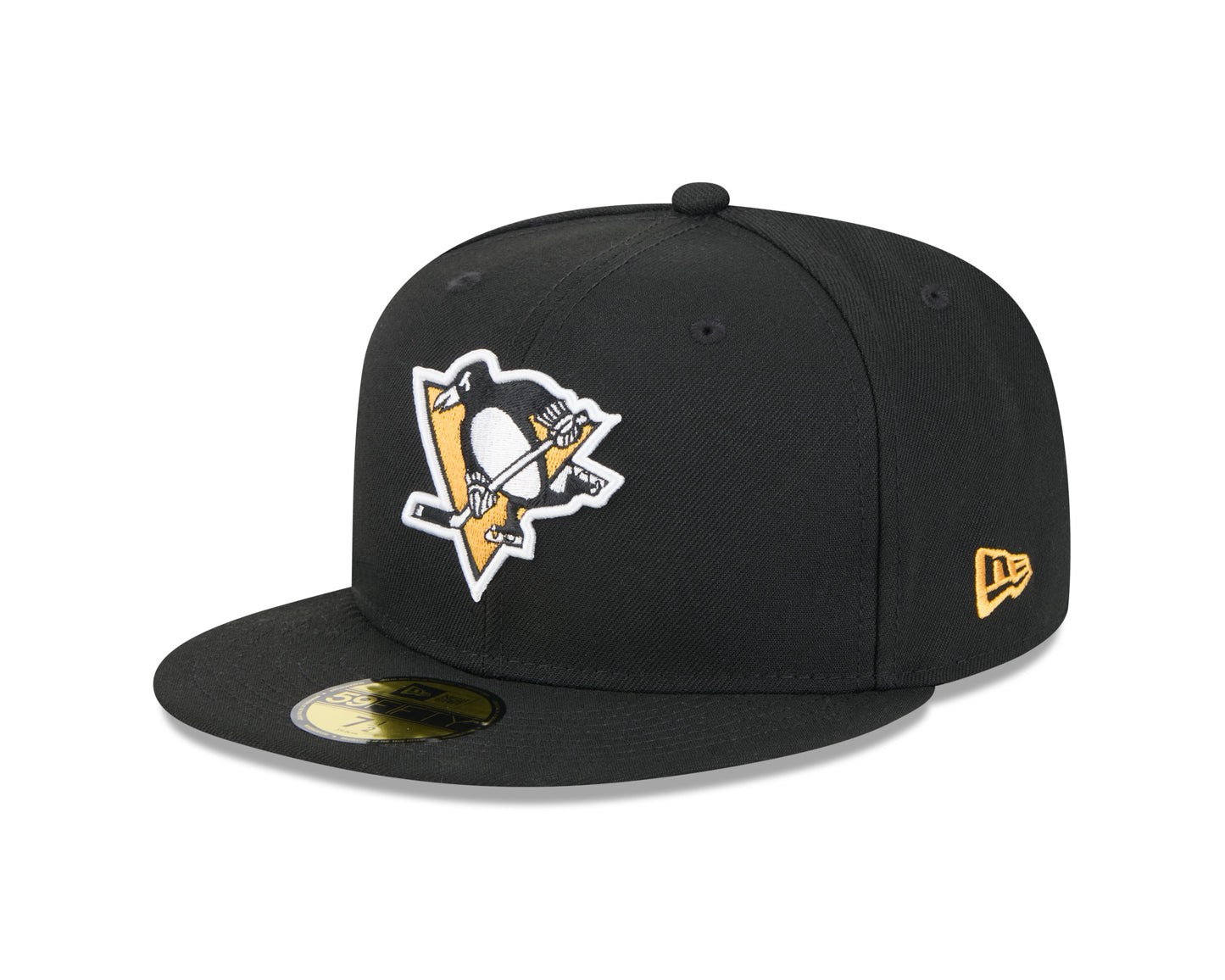 Pittsburgh Penguins Black Basic New Era 59FIFTY Fitted Hat