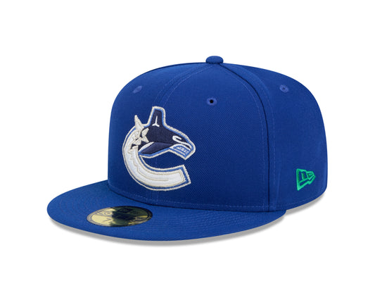 Vancouver Canucks Royal Basic New Era 59FIFTY Fitted Hat