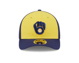 Milwaukee Brewers Navy Alternate New Era Player Replica M-Crown 9FORTY Adjustable Hat - Pro Jersey Sports