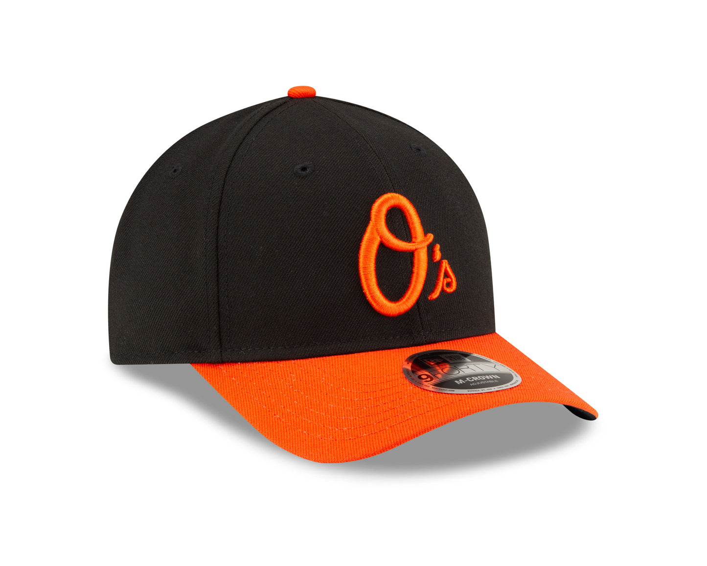 Baltimore Orioles Black/Orange Alternate New Era Player Replica M-Crown 9FORTY Adjustable Hat