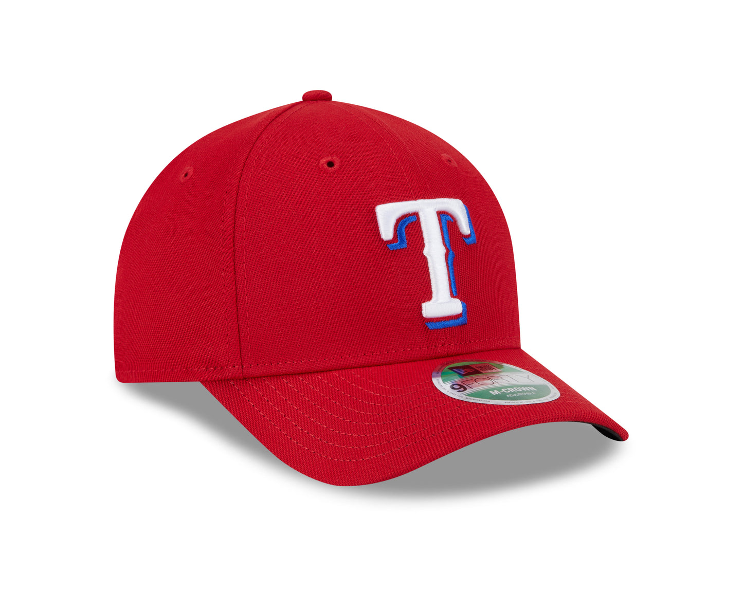 Texas Rangers Red Alternate New Era Player Replica M-Crown 9FORTY Adjustable Hat