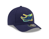 Tampa Bay Rays Alternate Navy New Era Player Replica M-Crown 9FORTY Adjustable Hat - Pro Jersey Sports