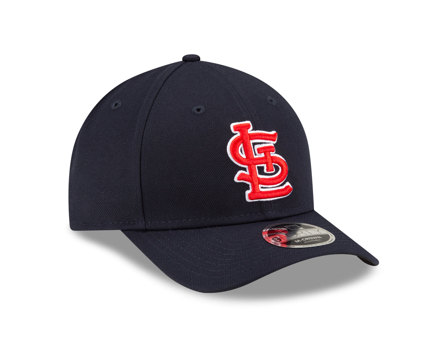 St. Louis Cardinals Navy Blue Alternate New Era Player Replica M-Crown 9FORTY Adjustable Hat