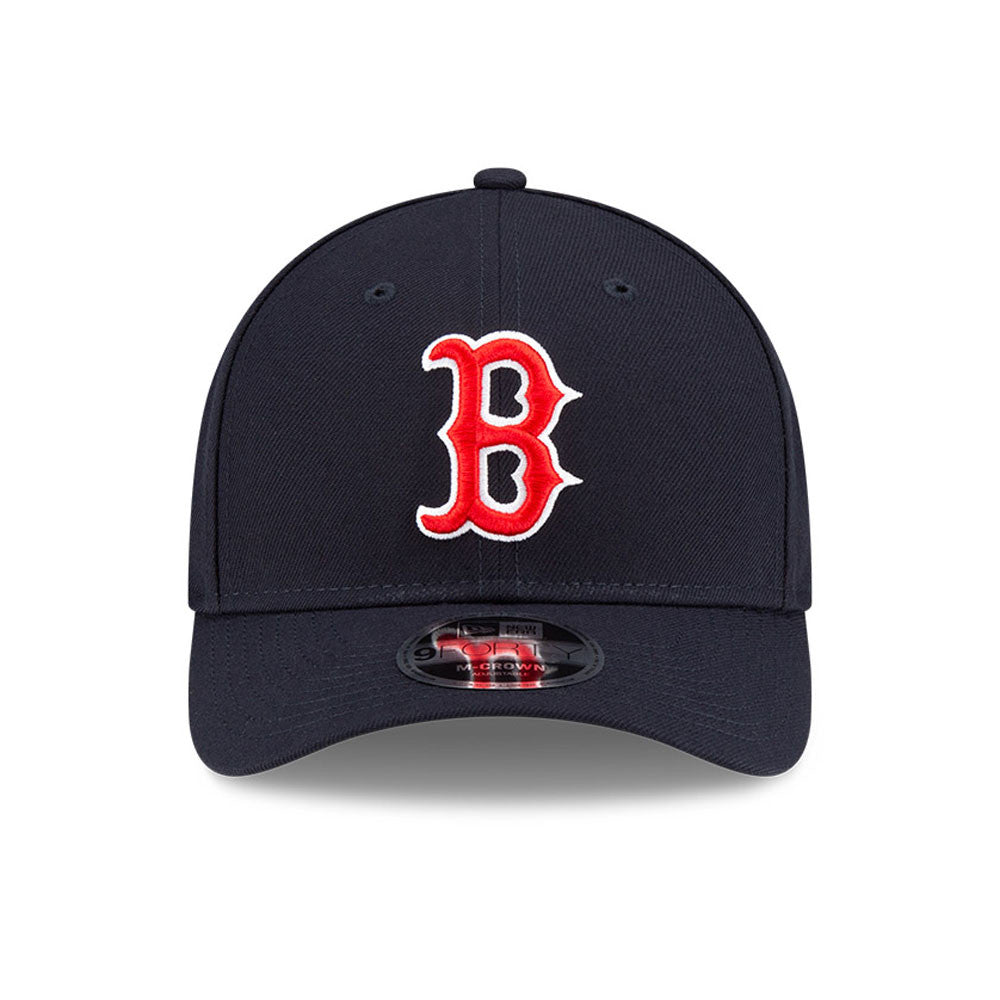 Boston Red Sox Navy New Era Player Replica M-Crown 9FORTY Adjustable Hat