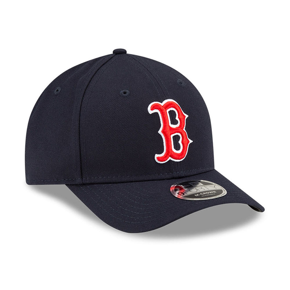 Boston Red Sox Navy New Era Player Replica M-Crown 9FORTY Adjustable Hat