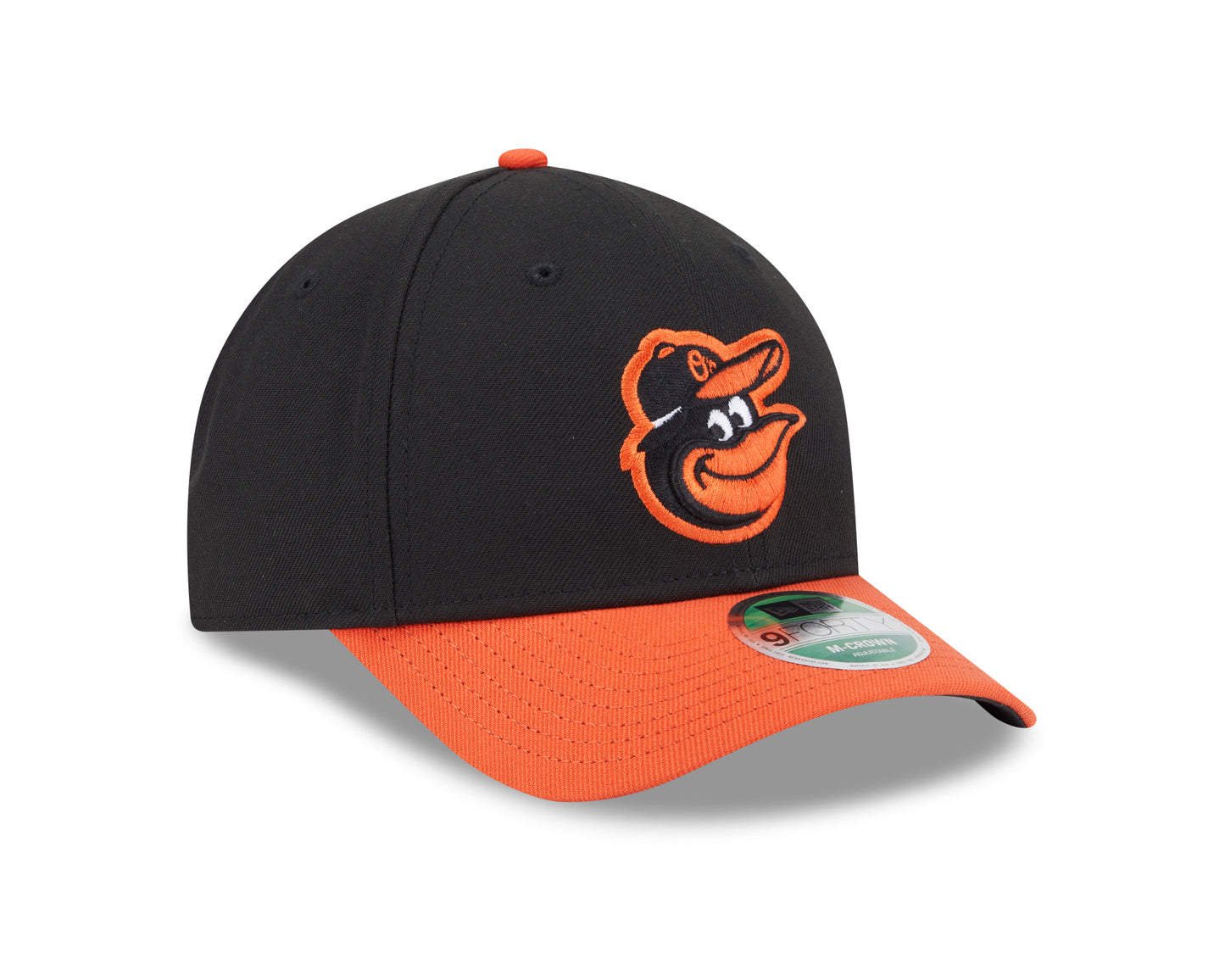 Baltimore Orioles Black/Orange Road New Era Player Replica M-Crown 9FORTY Adjustable Hat