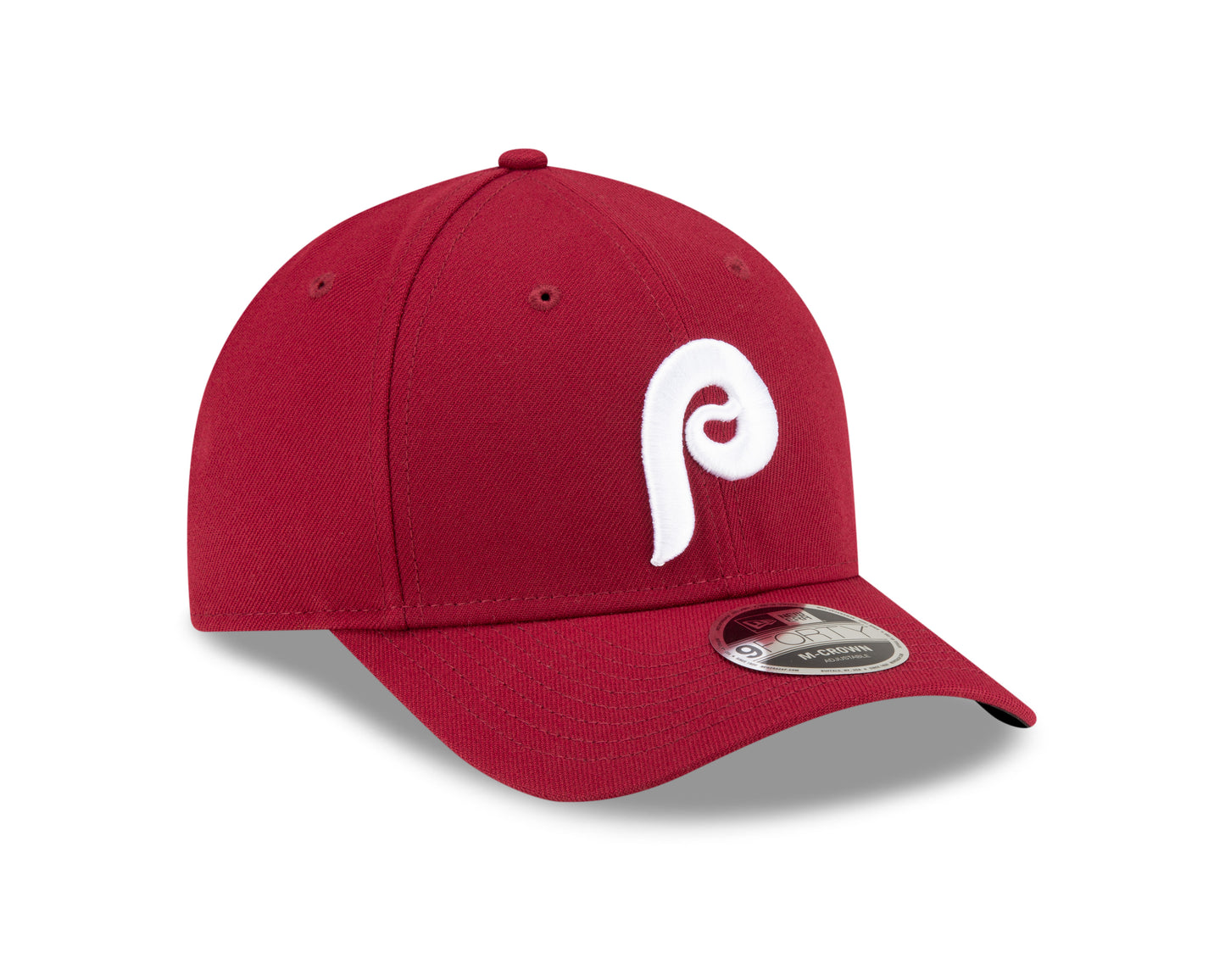 Philadelphia Phillies Crimson Alternate New Era Player Replica M-Crown 9FORTY Adjustable Hat