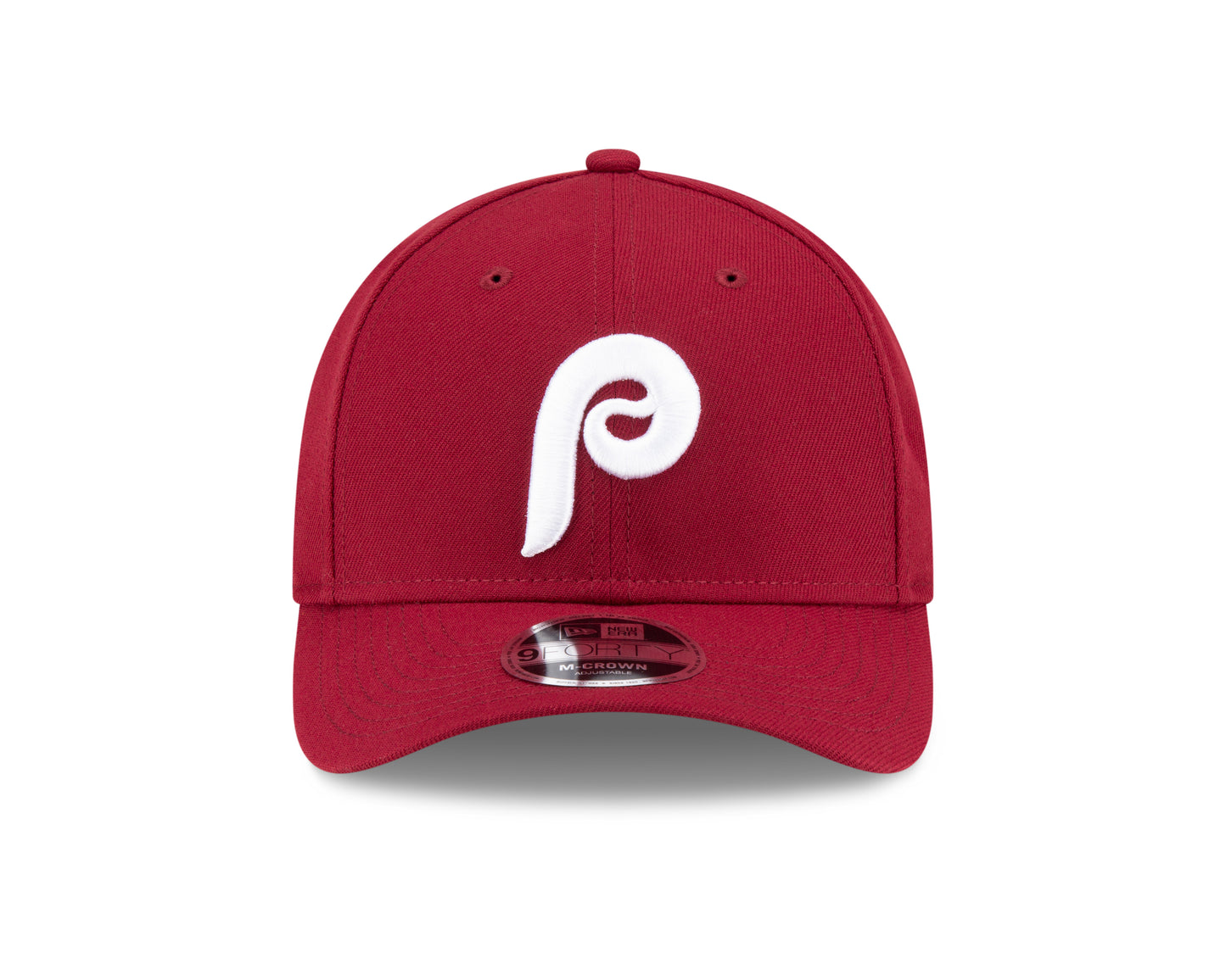 Philadelphia Phillies Crimson Alternate New Era Player Replica M-Crown 9FORTY Adjustable Hat