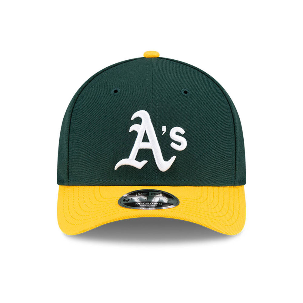 Athletics Green/Yellow New Era Player Replica M-Crown 9FORTY Adjustable Hat