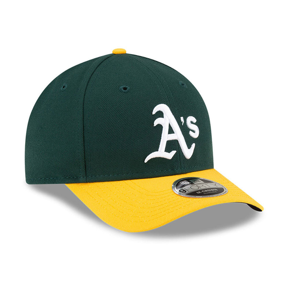 Athletics Green/Yellow New Era Player Replica M-Crown 9FORTY Adjustable Hat