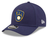 Milwaukee Brewers Navy Blue New Era Player Replica M-Crown 9FORTY Adjustable Hat - Pro Jersey Sports