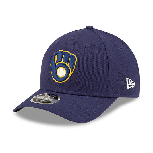 Milwaukee Brewers Navy Blue New Era Player Replica M-Crown 9FORTY Adjustable Hat