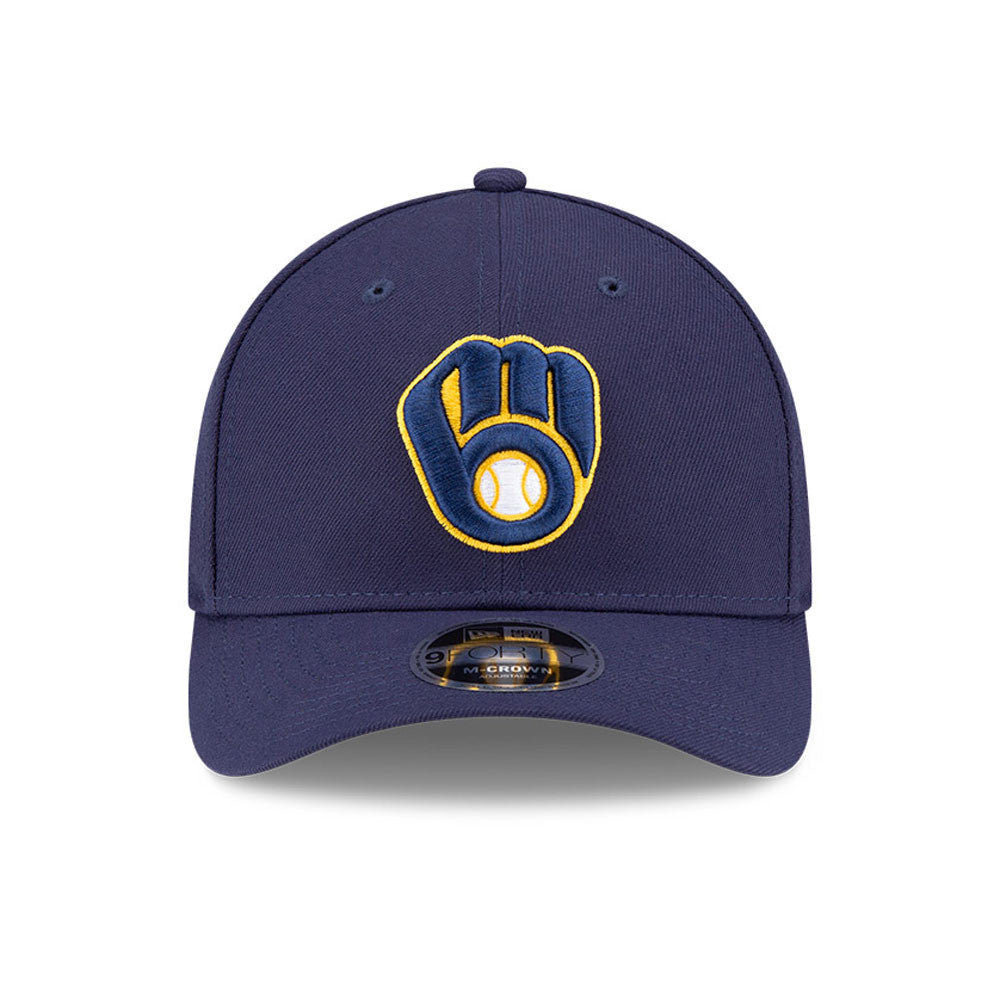 Milwaukee Brewers Navy Blue New Era Player Replica M-Crown 9FORTY Adjustable Hat