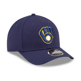 Milwaukee Brewers Navy Blue New Era Player Replica M-Crown 9FORTY Adjustable Hat - Pro Jersey Sports