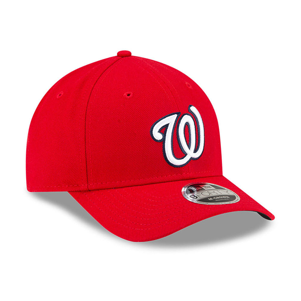 Washington Nationals Red New Era Player Replica M-Crown 9FORTY Adjustable Hat