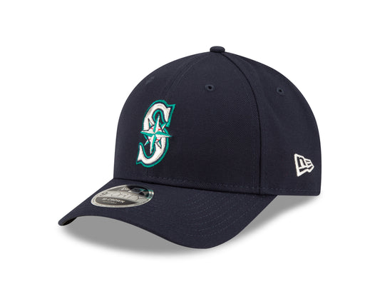 Seattle Mariners Navy Blue New Era Player Replica M-Crown 9FORTY Adjustable Hat