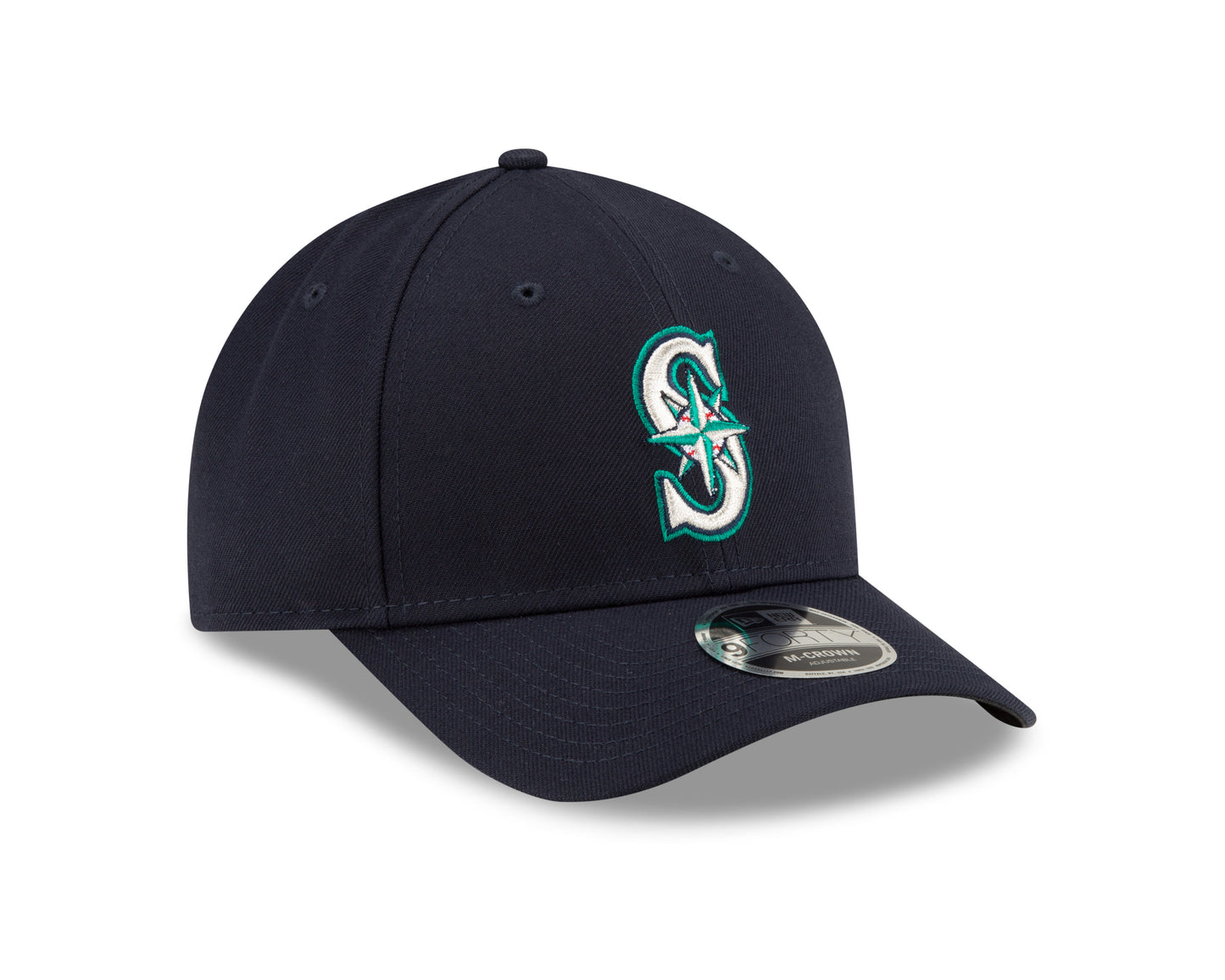 Seattle Mariners Navy Blue New Era Player Replica M-Crown 9FORTY Adjustable Hat