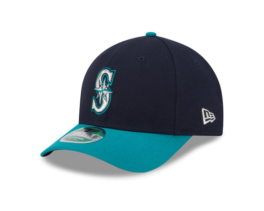 Seattle Mariners Navy/Teal New Era Player Replica M-Crown 9FORTY Adjustable Hat