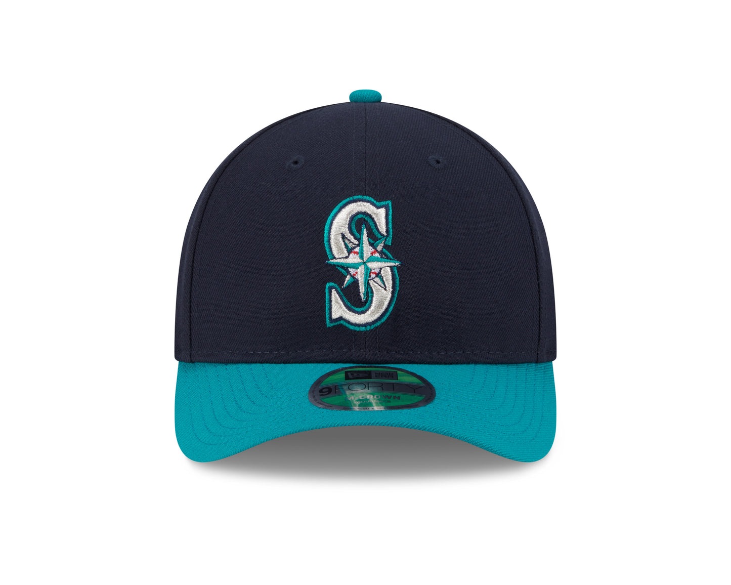 Seattle Mariners Navy/Teal New Era Player Replica M-Crown 9FORTY Adjustable Hat