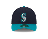 Seattle Mariners Navy/Teal New Era Player Replica M-Crown 9FORTY Adjustable Hat - Pro Jersey Sports