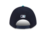 Seattle Mariners Navy/Teal New Era Player Replica M-Crown 9FORTY Adjustable Hat - Pro Jersey Sports