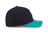 Seattle Mariners Navy/Teal New Era Player Replica M-Crown 9FORTY Adjustable Hat - Pro Jersey Sports