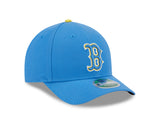 Boston Red Sox City Connect Blue New Era Player Replica M-Crown 9FORTY Adjustable Hat - Pro Jersey Sports