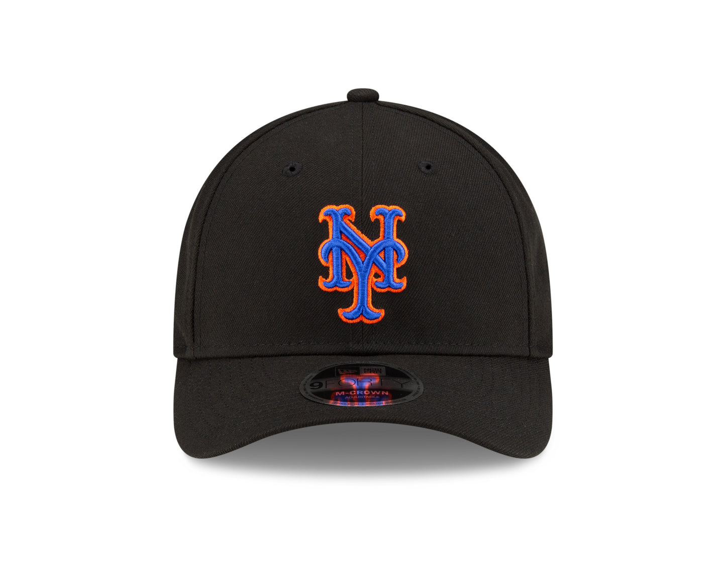 New York Mets Black Alternate 2 New Era Player Replica M-Crown 9FORTY Adjustable Hat