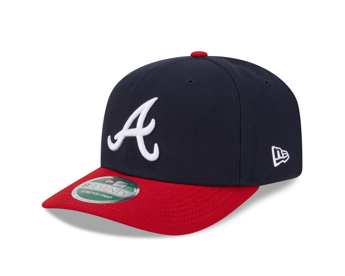 Atlanta Braves New Era Player Replica 9SEVENTY Stretch Snap Adjustable Hat