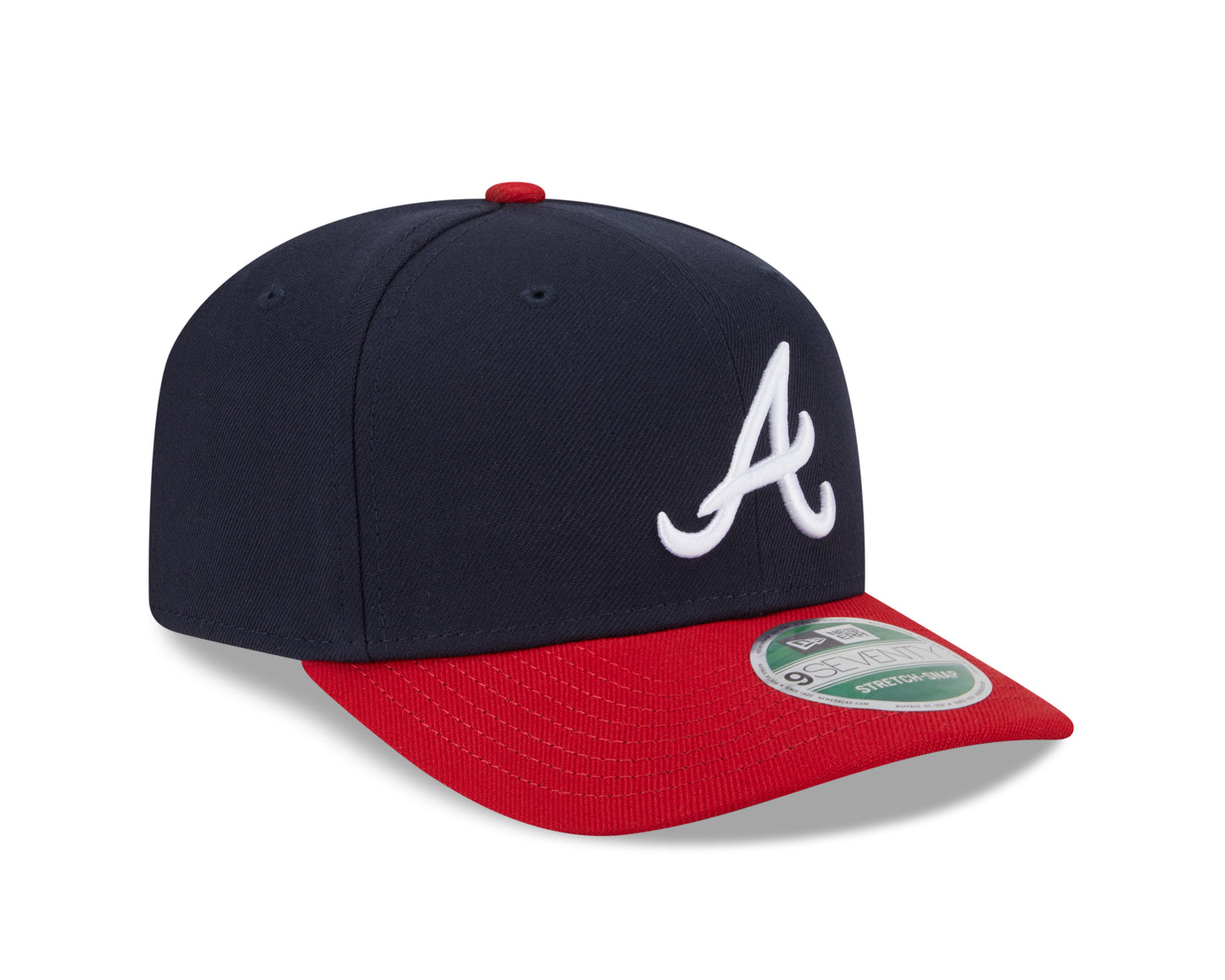 Atlanta Braves New Era Player Replica 9SEVENTY Stretch Snap Adjustable Hat