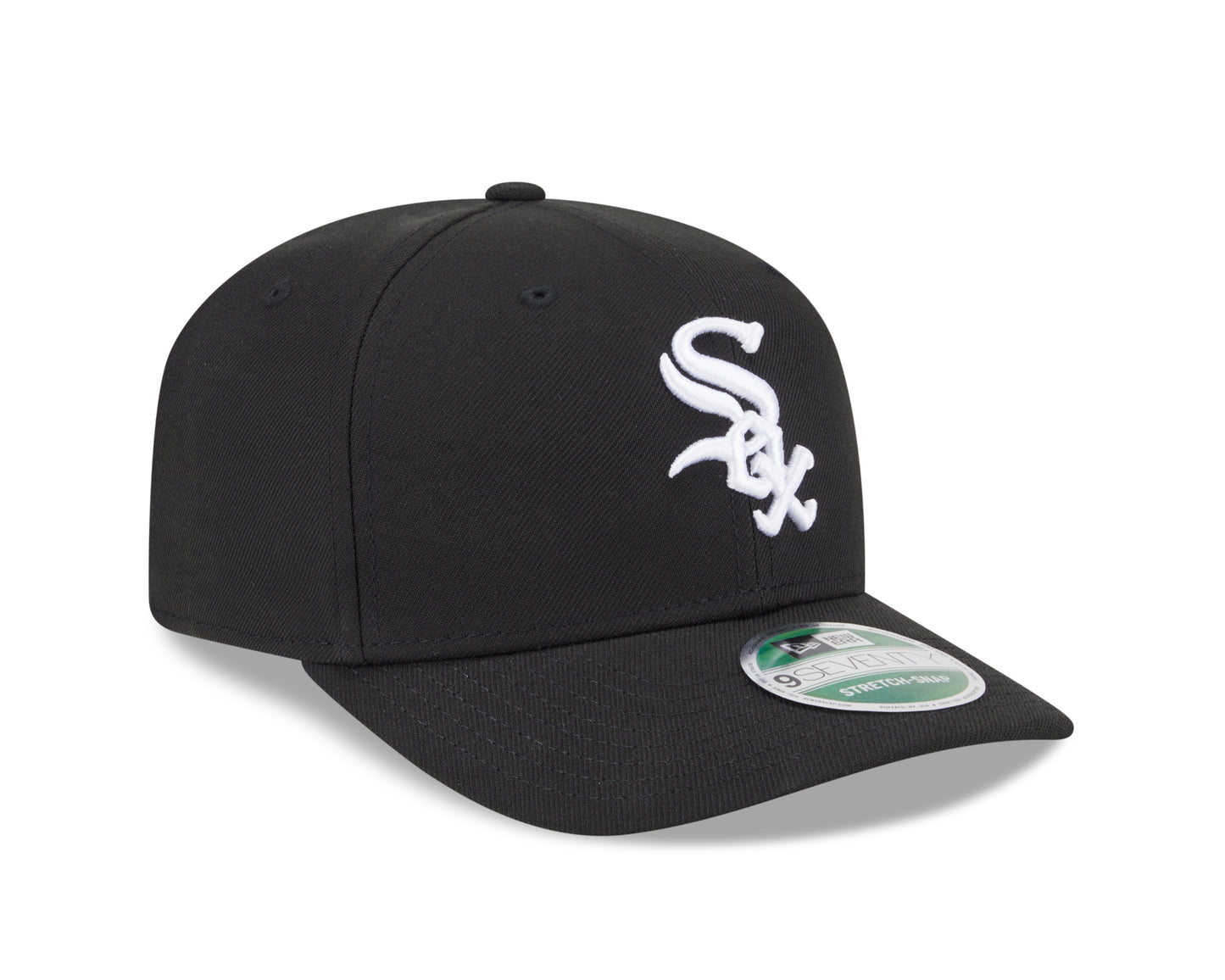 Chicago White Sox Black New Era Player Replica 9SEVENTY Stretch Snap Adjustable Hat