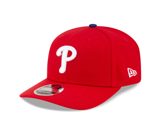 Philadelphia Phillies Red New Era Player Replica 9SEVENTY Stretch Snap Adjustable Hat