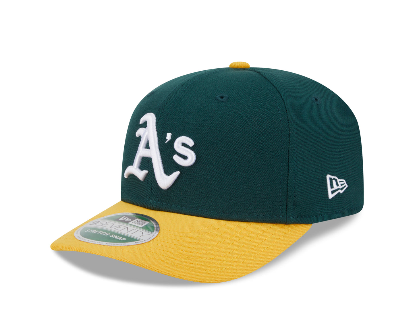 Athletics Green New Era Player Replica 9SEVENTY Stretch Snap Adjustable Hat