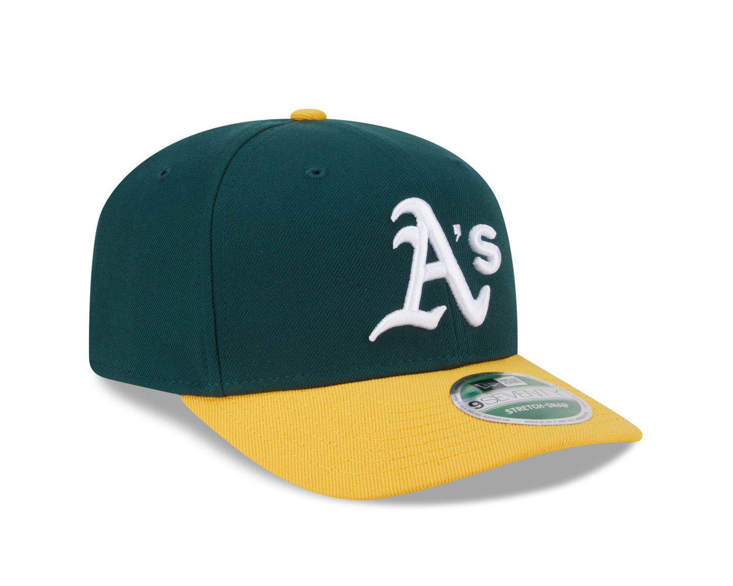 Athletics Green New Era Player Replica 9SEVENTY Stretch Snap Adjustable Hat