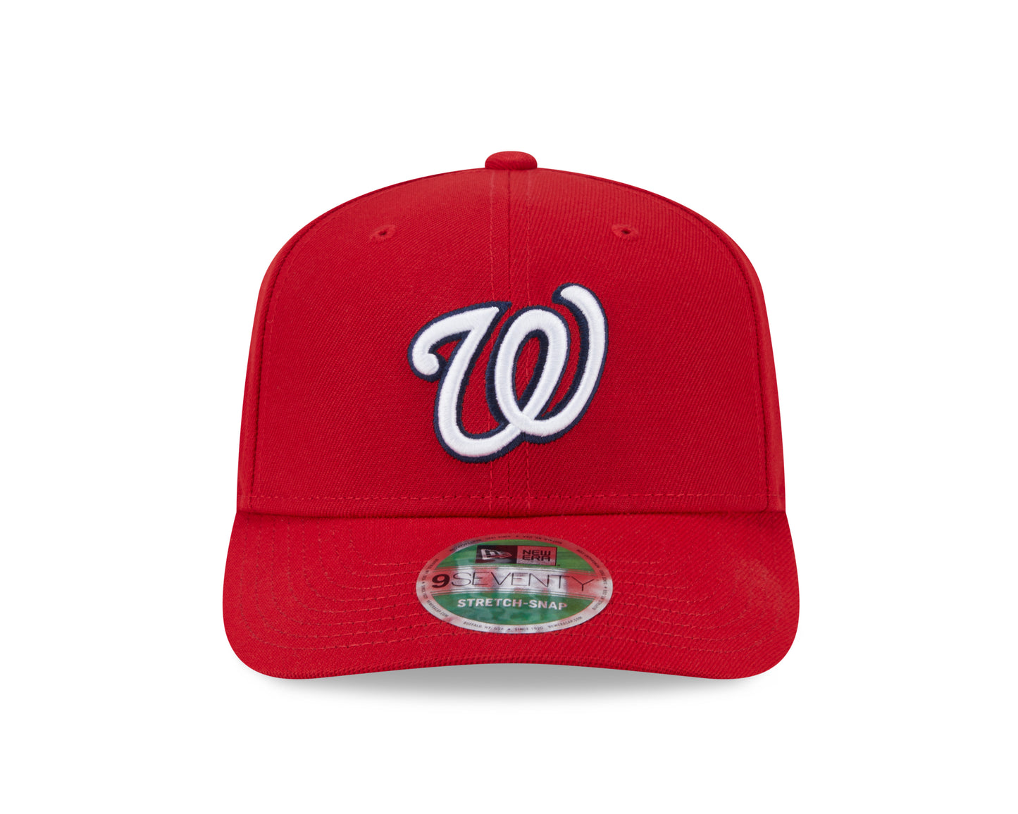 Washington Nationals Red New Era Player Replica 9SEVENTY Stretch Snap Adjustable Hat