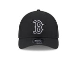 Boston Red Sox Black and White New Era M-Crown 9FORTY Adjustable Hat - Pro Jersey Sports