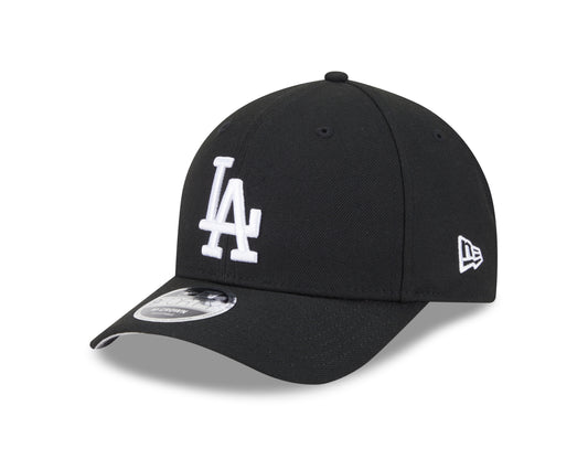 Los Angeles Dodgers Black and White New Era M-Crown 9FORTY Adjustable Hat