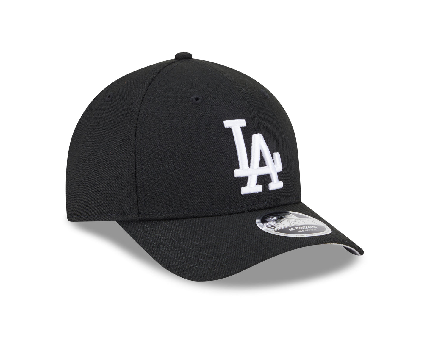 Los Angeles Dodgers Black and White New Era M-Crown 9FORTY Adjustable Hat