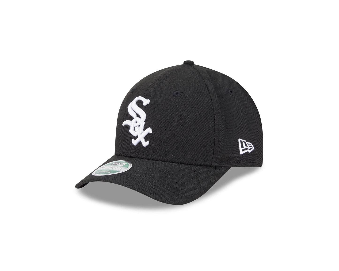 Youth White Sox Black New Era Player Replica M-Crown 9FORTY Adjustable Hat