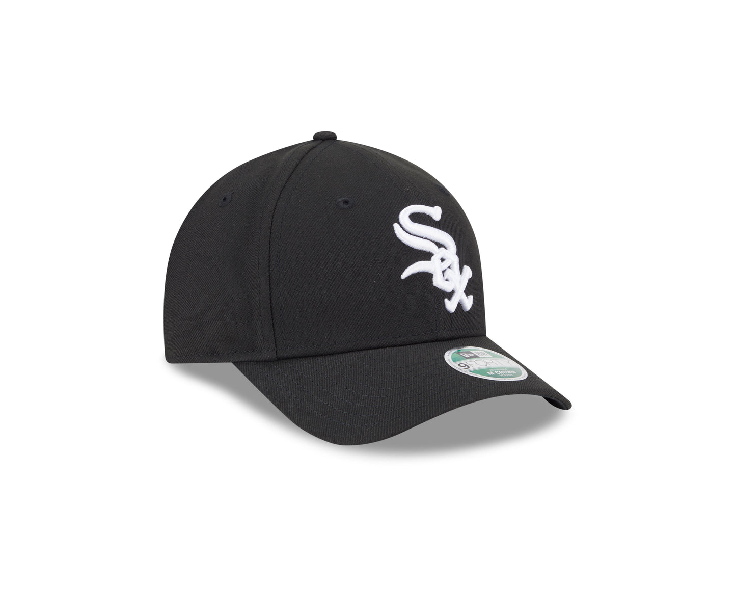 Youth White Sox Black New Era Player Replica M-Crown 9FORTY Adjustable Hat