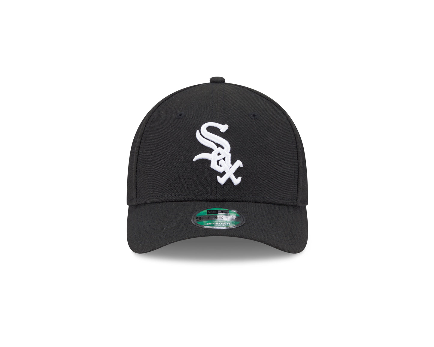 Youth White Sox Black New Era Player Replica M-Crown 9FORTY Adjustable Hat