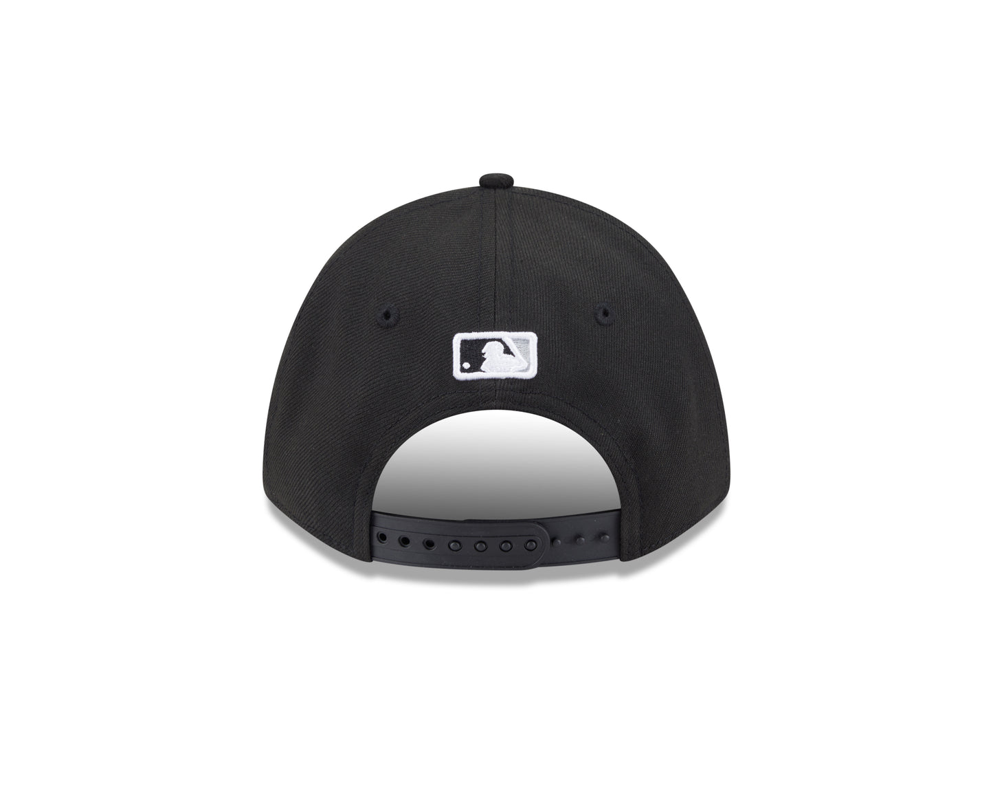 Youth White Sox Black New Era Player Replica M-Crown 9FORTY Adjustable Hat