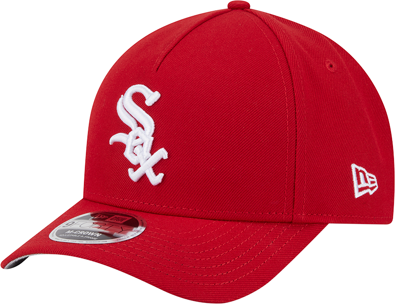 Chicago White Sox Red Primary Logo 9FORTY A-Frame M-Crown Adjustable Hat