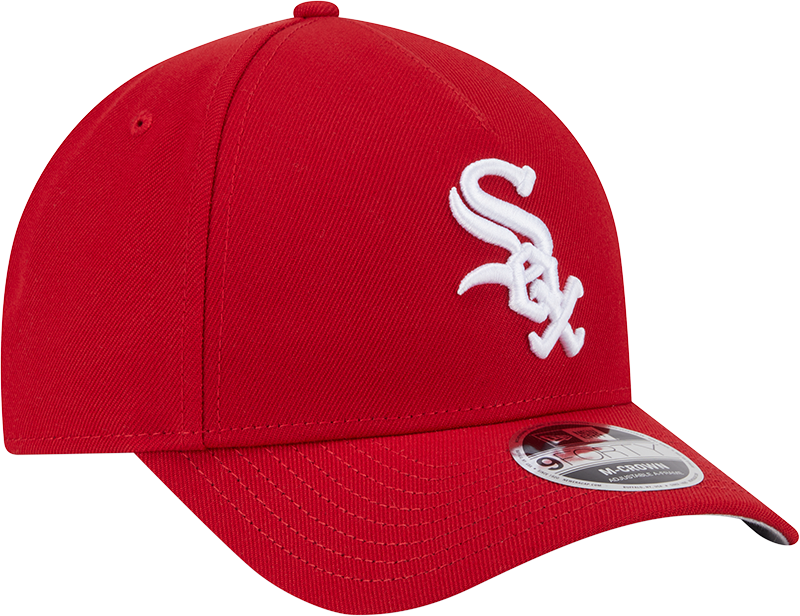 Chicago White Sox Red Primary Logo 9FORTY A-Frame M-Crown Adjustable Hat